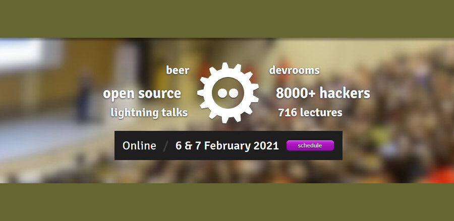 A FOSDEM deste ano será 100% en liña