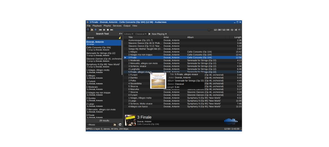 Audacious, versión 4.1