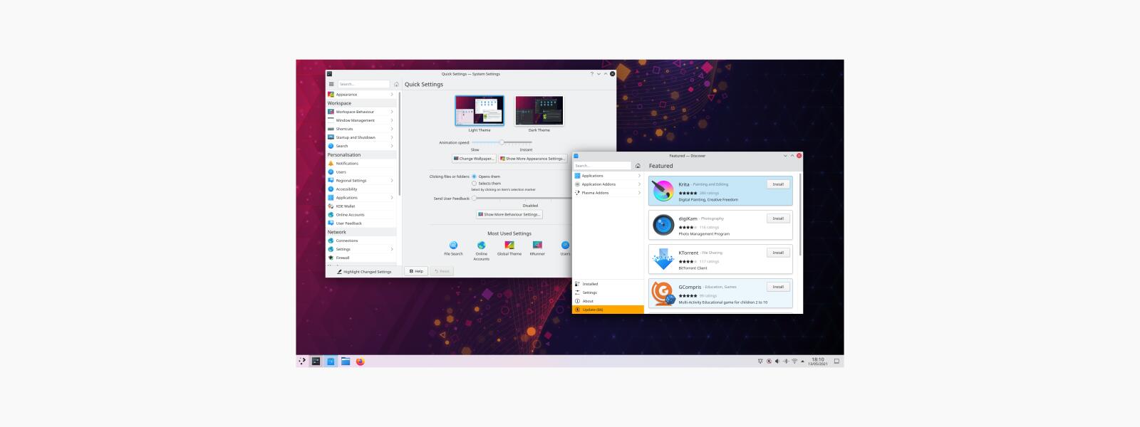 Plasma 5.22 beta introduce varios cambios