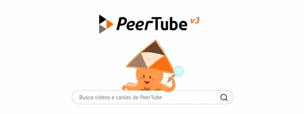 Novo deseño de PeerTube e varias melloras