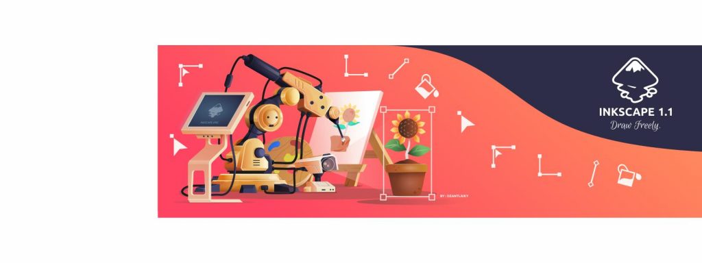 Inkscape 1.1 permite exportar a JPG, TIFF e WebP