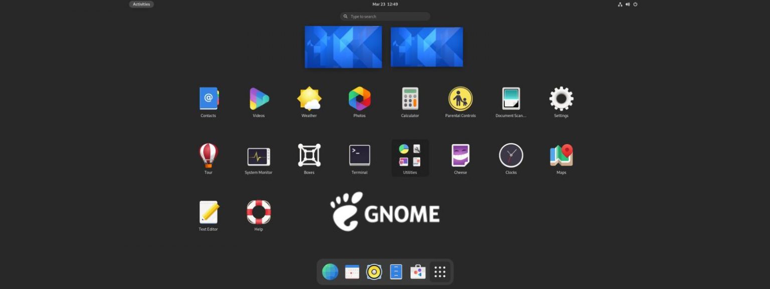 Melloras de GNOME 40.4