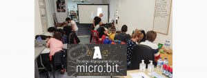 Reportaxe sobre o «Obradoiro de programación con Micro-Bit para nenos na Industriosa»