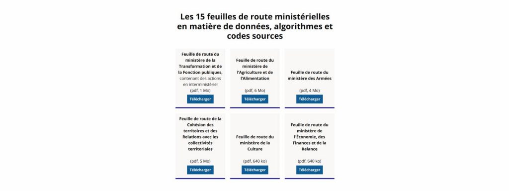 A administración francesa abre os seus datos públicos, algoritmos e códigos fonte