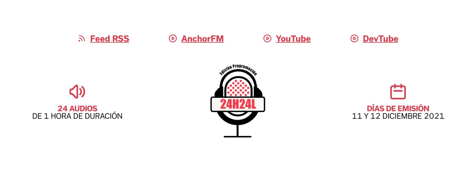 Publicadas todas as gravacións de 24H24L 2021