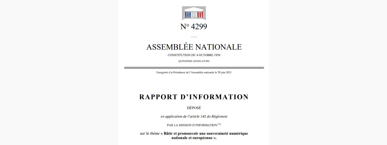 A misión parlamentaria francesa apoia o software libre