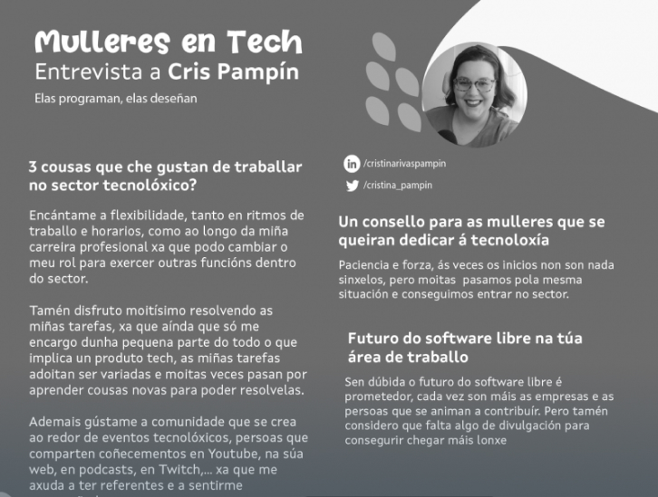 Mulleres en Tech – Cristina Pampín