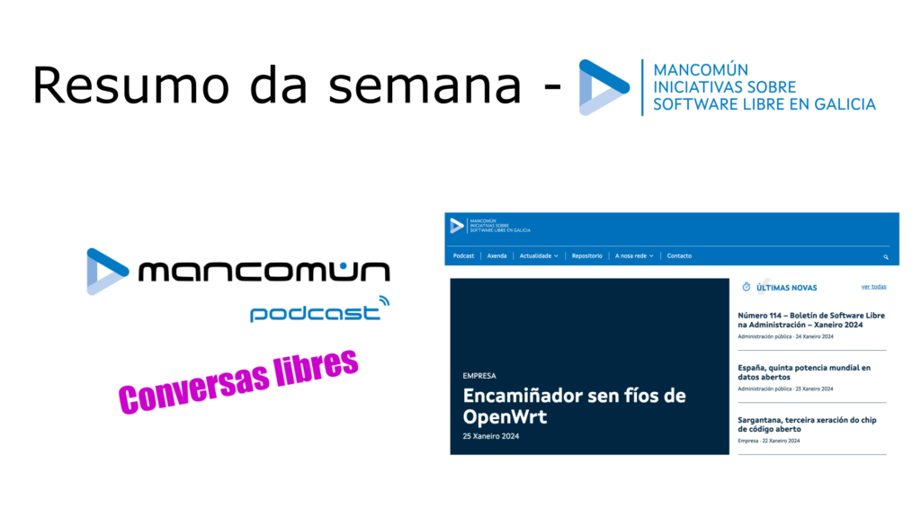 Portada do 121 - Resumo das novas
Mancomún podcast
Captura do portal de mancomún