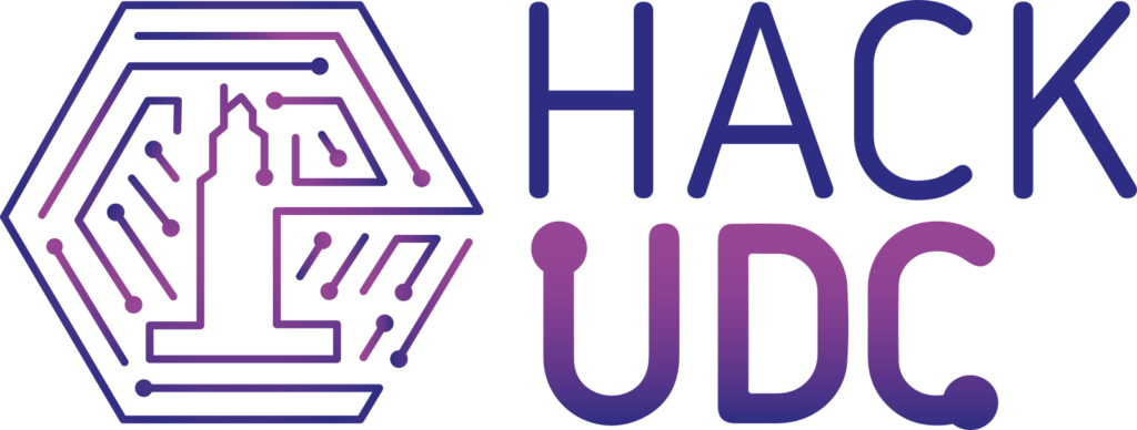 logo del HackUDC, hackathon estudiantil en La Coruña
