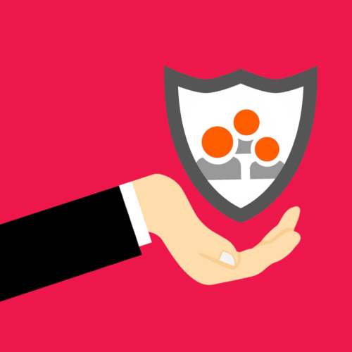 ilustración dunha man recollendo un regalo