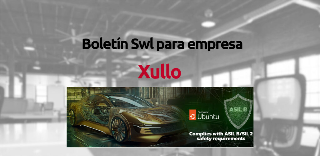 Portada do boletín swl para empresa de xullo