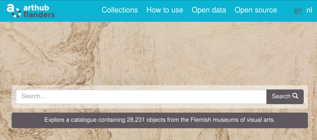 captura da web de Arthub Flanders