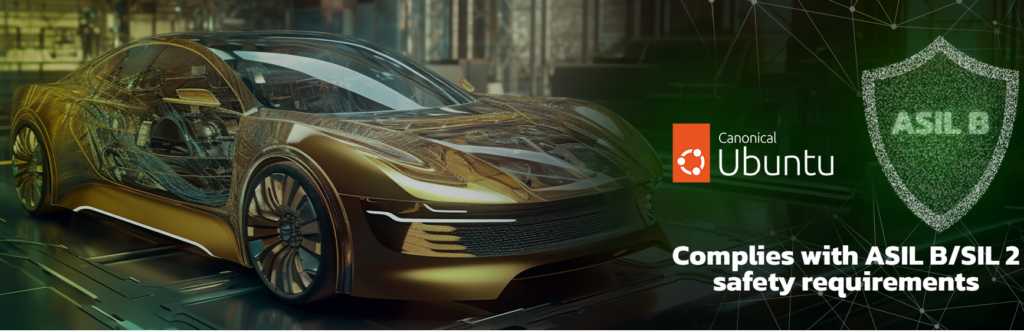 Logo de Ubuntu e deseño dun coche