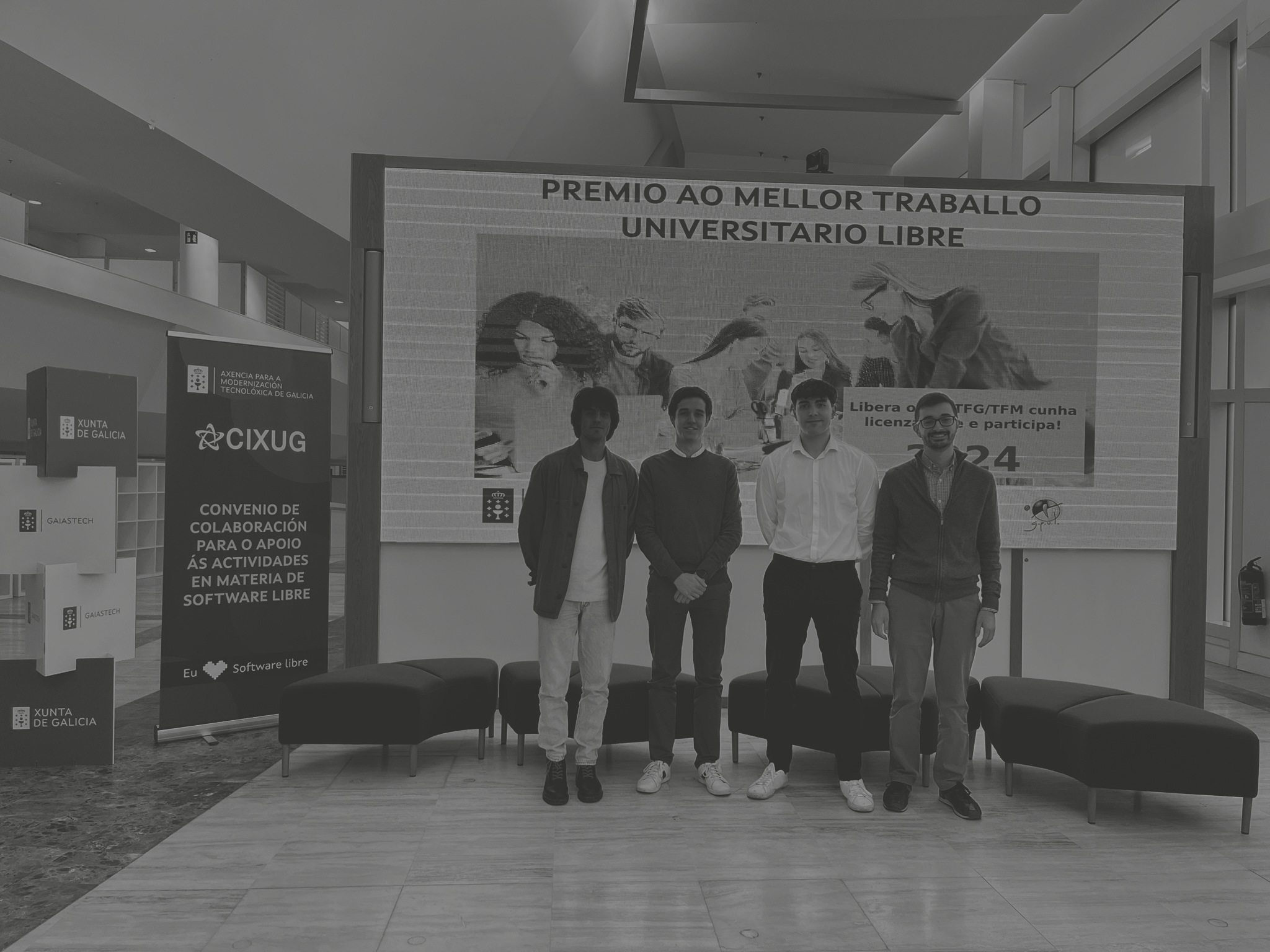 El CIXUG celebra el acto de resolución del Premio al mejor Proyecto Universitario con licencia libre