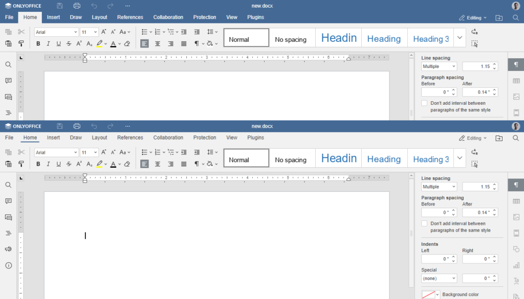 barras de herramientas