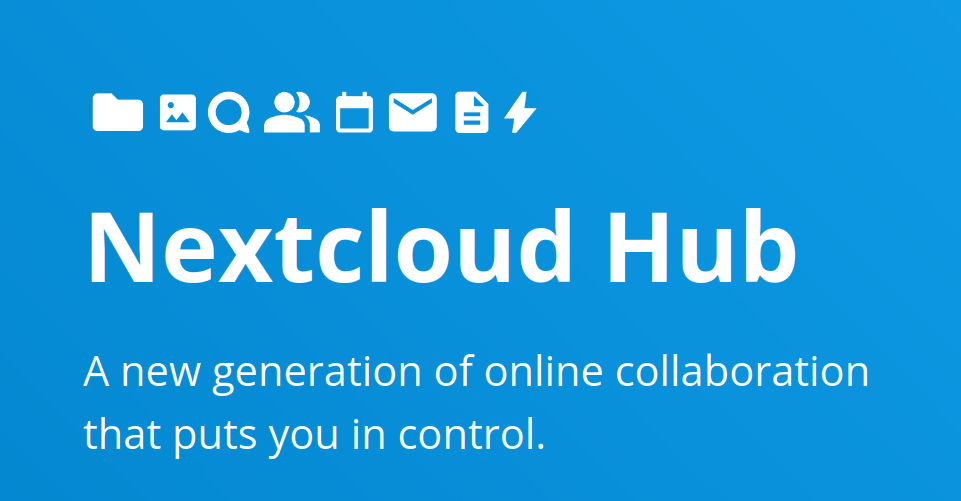 Nextcloud hub