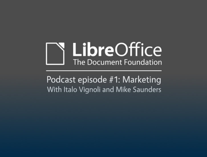 Primer programa de LibreOffice Podcast