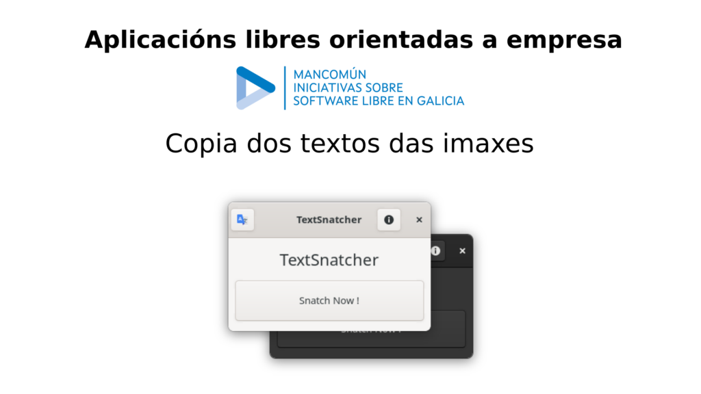 Portada de Aplicacións libres orientadas a empresa
Copia de textos das imaxes