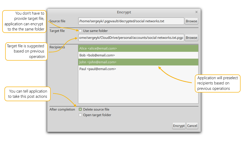 captura de pantalla de pgptool