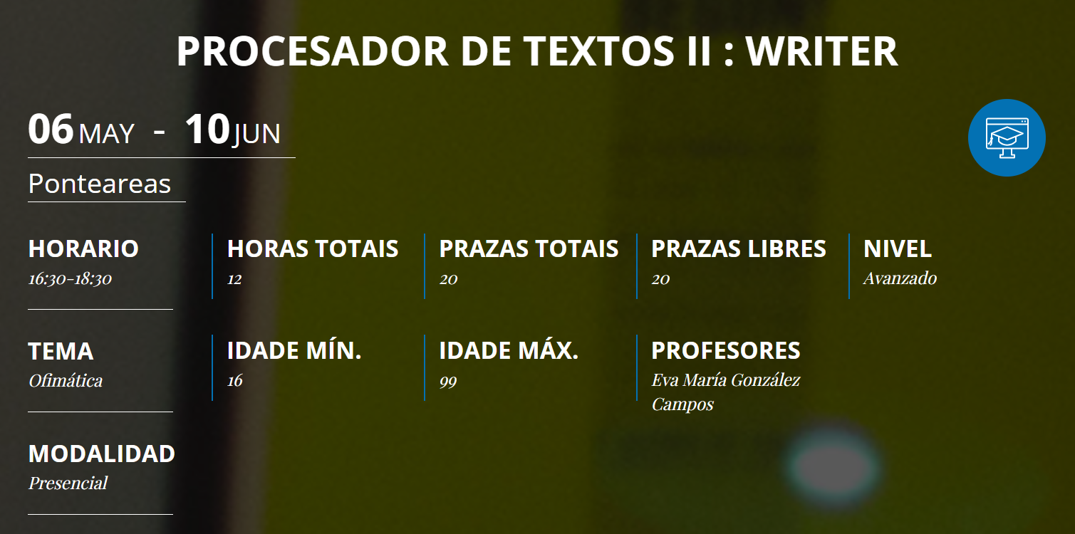 Procesador de Textos II : Writer
