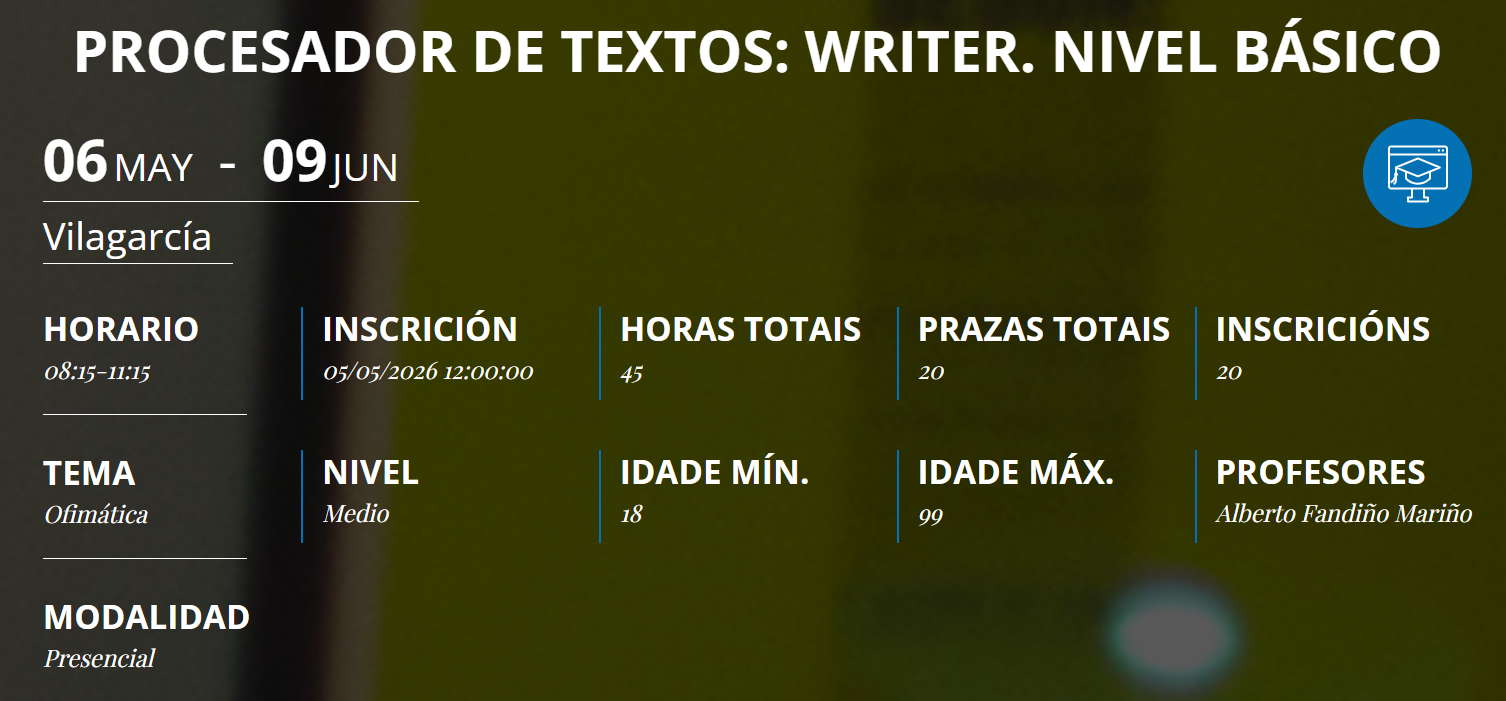 Procesador de textos: Writer. Nivel Básico